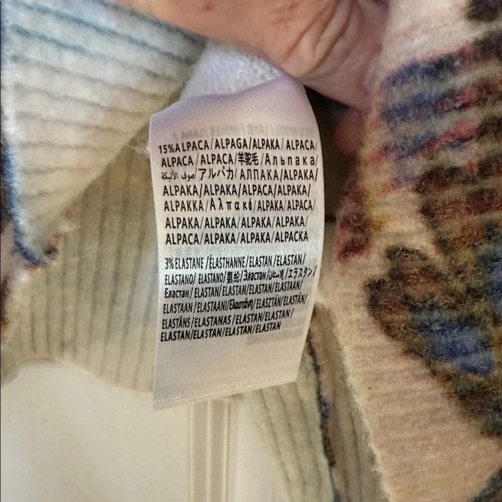 FARM Rio Floral Cardigan - Cream and Blue - Picture 11 of 16